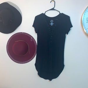 Laced up sexy top-XS